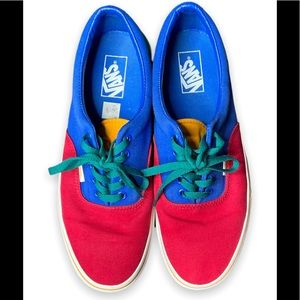 Unisex (Mens 10.5 / Womens 12) Vans Low Top Color Block Shoes Sneakers